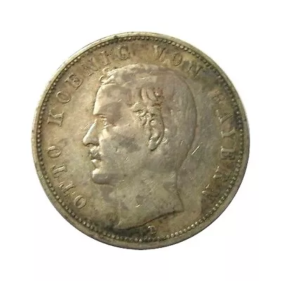 Elf Germany Bavaria 5 Mark 1907 D   • $55