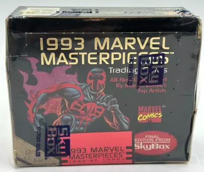 AUCTION #9 1993 Skybox Marvel Masterpieces Hobby Box Sealed /350000 • $6.50