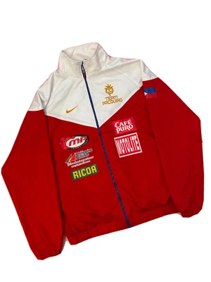 $99.95 • Buy Vintage Manny Pacquiao Nike Team Track Jacket Windbreaker Men's Size L Large