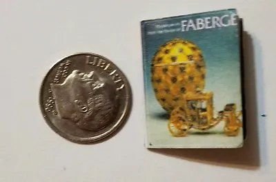 Miniature Dollhouse  Barbie 1/12 Scale Book Jewelry Cartier Faberge Eggs Y • $2.99