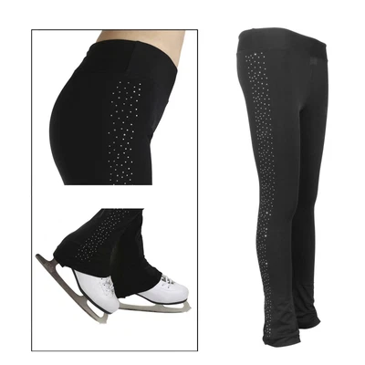 £33.91 • Buy Ice Skating Long Pants Adult Kid Child Girl Women Figure Skating Trousers Tights