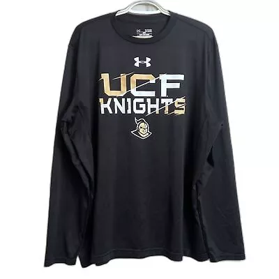 Under Armour UCF Knights Long Sleeve Polyester T-Shirt Men's XL HeatGear Loose • $9.99