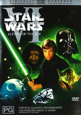 564A NEW SEALED STAR WARS RETURN OF THE JEDI DVD Region 4 • $13.95