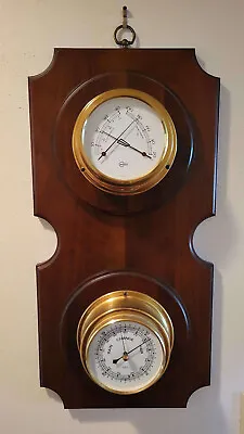 Rare! Vintage Barigo Weather Station Barometer Hygrometer Thermometer Germany • $42.95