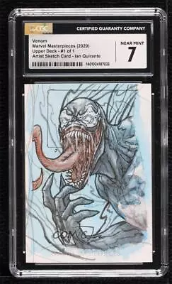 2020 Upper Deck Marvel Masterpieces Sketch Cards 1/1 Ian Quirante CGC 7 Auto P1l • $400.50