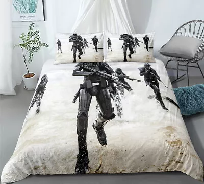 £35.99 • Buy Blackhole Stormtrooper Single Double King Super King Bed Duvet Quilt Cover Set