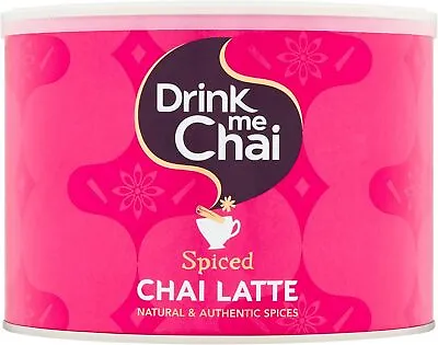 Drink Me Chai Spiced Chai Latte 1kg (Pack Of 1) - Just Add Water Chai Latte.... • £11.99