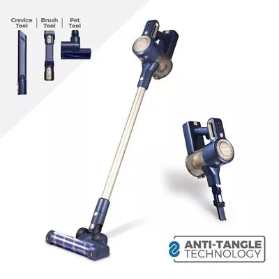 Tower T513009 VL45 22.2v 3-in-1 Cordless Vacuum Cleaner Blue & Gold Used Dent • £39.99