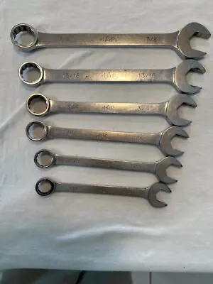  MAC Tools 6pc SAE Combination Wrench Set CW282624222018 9/16-7/8 USA • $37.99