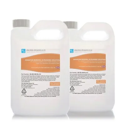 10L Oxidation & Rust Removal Ultrasonic Cleaner Fluid Solution Cleaning Parts • $91.99