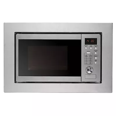 Stainless Steel Integrated Microwave Built-in By Cookology IM20LSS 20L 800W 60cm • £159.99