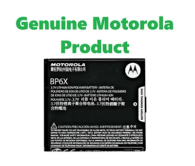 SNN5843A Motorola BP6X Battery - Genuine Replacement • $12.74