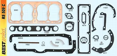 Ford Model A Full Engine Gasket Set/Kit BEST Copper Head+Manifold+Oil Pan 28-31 • $107.85