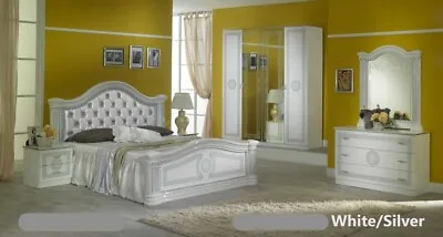 £2099 • Buy Italian Greek Versace LUX Bedroom Set Complete 6 Piece 12 Months 0% 