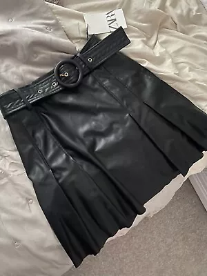 BNWT Zara Leather Skirt XS • $8.63