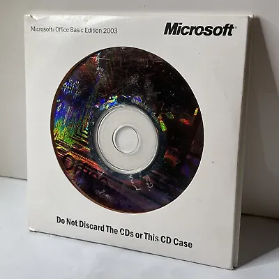 Dell Microsoft Office Basic 2003 Full Version CD With Key • $12.99