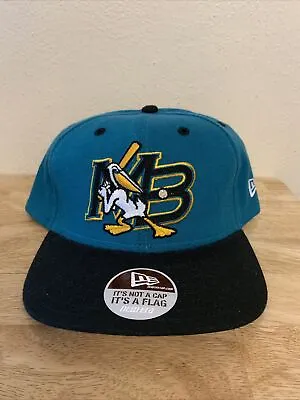 Vintage Myrtle Beach Pelicans New Era USA Minor League Baseball Snapback Hat Cap • $29.99