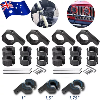 4X 2 INCH 25-50mm Bullbar Mounting Bracket Clamp For Offroad HID LED Light Bar • $33.98