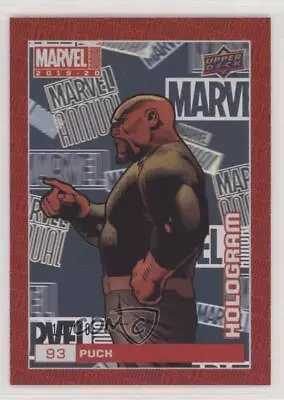 2019-20 Upper Deck Marvel Annual Hologram 10/20 Puck #93 Uf7 • $32.74