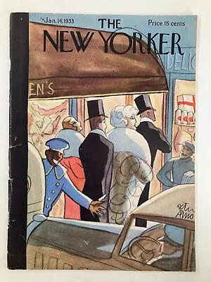 $59.95 • Buy The New Yorker Magazine January 14 1933 In You Go By Peter Arno No Label