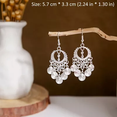 Dangle Drop Hook Chandelier Earrings Bohemian Boho Boho-Chic Unique Gift UK • £3.79