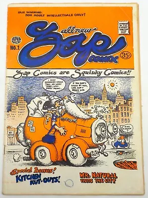 ZAP COMIX #1 Don Donahue Second Printing Robert Crumb 1967 • $499.99