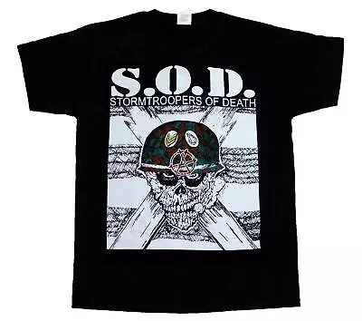 S O D SOD New Black T-Shirt Cotton Unisex Size S-2XL • $21.99