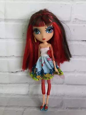 La Dee Da City Girl 10in Doll Outfit Dress Red Stockings Shoes Spin Master 2010 • $11.19