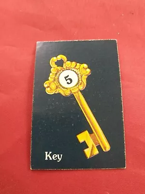 Mystery Mansion Board Game 1984 REPLACEMENT #5 KEY CLUE CARD *73T • $8