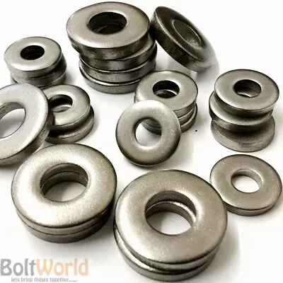 £2.88 • Buy Extra Thick Flat Spacer Washers A2 Stainless Steel Din 7349 Metric Sizes M3-m20