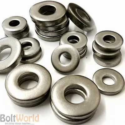 Extra Thick Flat Spacer Washers A2 Stainless Steel Din 7349 Metric Sizes M3-m20 • £11.10