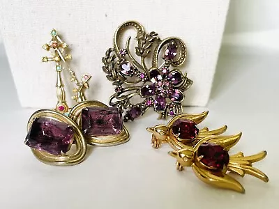 Vintage Coro Rhinestone Jewelry Lot • $45