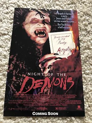 Night Of The Demons - 1988 Movie Promo Invitation For Angela’s Party • $8.99