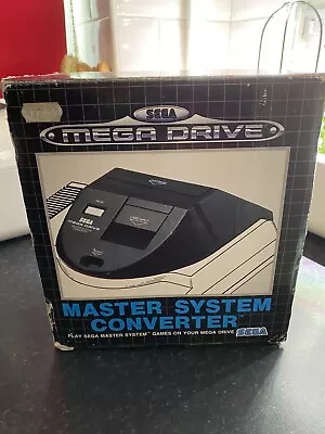 Sega  Megadrive Master System Converter Boxed With Instructions & Inlays • £129.99