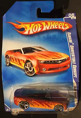 Hot Wheels '08 Chevy Camaro Conv Concept Mattel Diecast Near S Scale Train Flame • $1.69