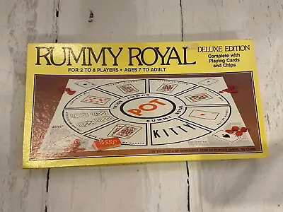 Vintage 1981 Whitman Rummy Royal Deluxe Edition Board Game. Great Shape! • $29.99