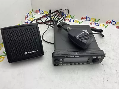 MOTOROLA M01HX+725W RADIO MCS2000 M01SHM9PW5BN UHF Radio + MicSpeaker Harness • $145.99