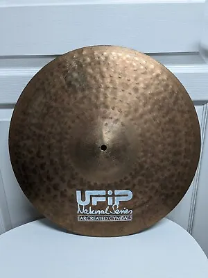 UFIP 18  Natural Series Crash Cymbal 1910g Made In Italy • $180