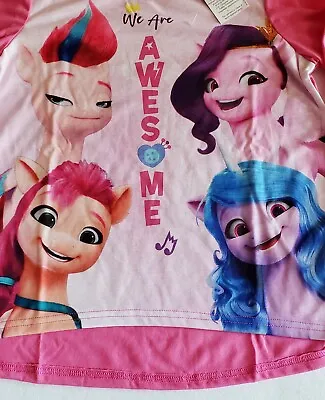 My Little Pony  We Are Awesome  Girls' Pajama Set Size 7/8- New • $8.40
