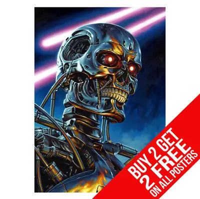 £6.99 • Buy Terminator 2 Endoskeleton Poster A3 A4 Size Print - Buy 2 Get Any 2 Free