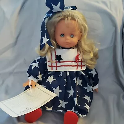 16  All Vintage Italy Doll Zanini & Zambini Open - Closed Eye Red White & Blue  • $42.25