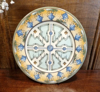 £49.95 • Buy UNUSED FRENCH Gien  LES JARDINS D'EAU  SALAD/DESSERT PLATE - 22cms