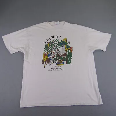 Vintage Marine World Africa Shirt Mens Large Single Stitch Hewlett Packard 1994 • $23.98