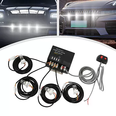 For Trucks Cars Snowplow Strobe Lights HID 4Pcs Warning Hide Away Light DC 12V • $59