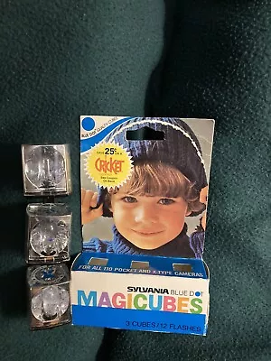 Sylvania Blue Dot Magicubes Flashbulbs Full Unused Box • $9.99