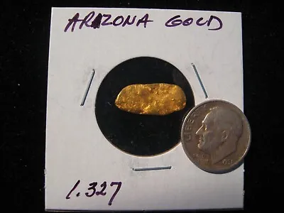 $149.99 • Buy Arizona Gold Nugget 1.327 Grams Great Eye Appeal Large For Weight!