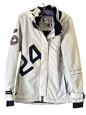 QUBA SAILS X10 Nautical Heritage Women’s Waterproof Jacket White Size 10 / 38 • £50