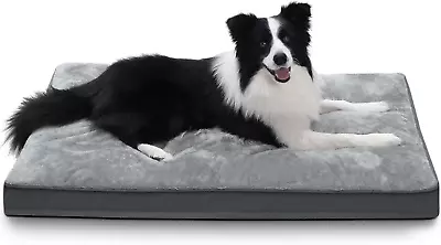 Dog Crate Bed Waterproof Deluxe Plush Dog Beds With Removable Washable Cover Ant • $32.99