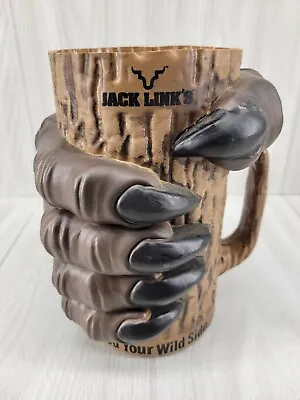 Jack Links Beef Jerky Sasquatch Hand Mug Plastic Display Advertising Cup • £24.10