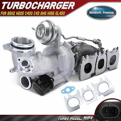 Turbo Turbocharger For Mercedes-Benz W205 C400 C43 AMG W166 GL450 W212 RHF4 3.0L • $519.99